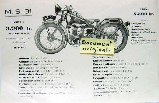 Couverture de DRESCH MS 31 PROSPECTUS