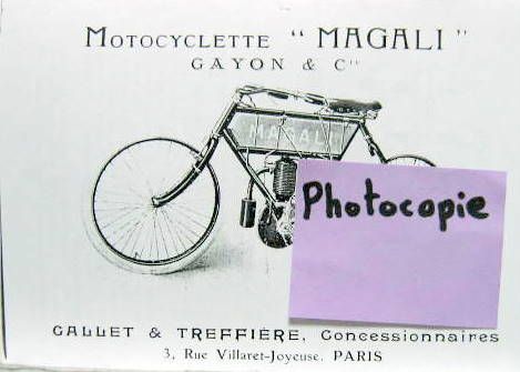 Couverture de MAGALI   PROSPECTUS EN PHOTOCOPIE