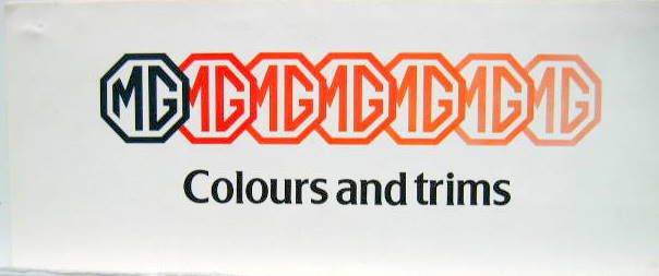 Couverture de 1978  MGB ET MIDJET  COLORIS
