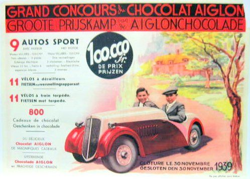 Couverture de 1950 AUTOS SPORT DU CHOCOLAT AIGLON