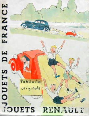 Couverture de RENAULT JOUET DE FRANCE AUTO CAMION TRACTEUR AVION