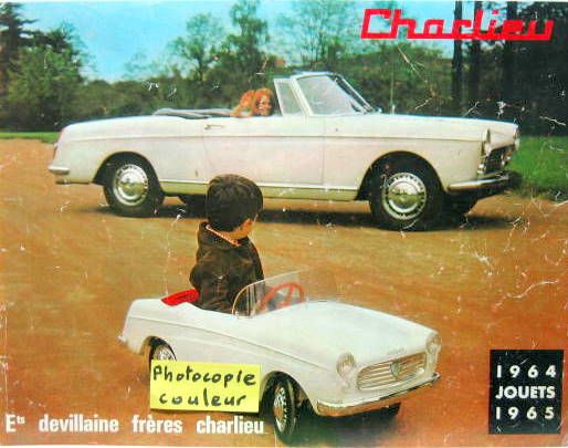 Couverture de 1964-65 DEVILLAINE FRERES CHARLIEU AUTO A PEDALES DAUPHINE R8 404 CABRIOLET