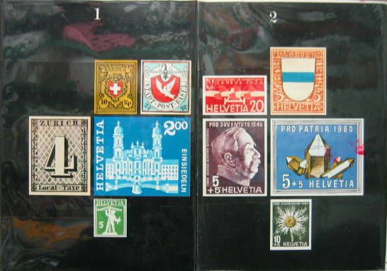 Couverture de TIMBRES POSTE SUISSES EN 2 VOLUMES