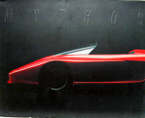 Couverture de 1990 FERRARI MYTHOS PININFARINA DOSSIER DE PRESSE EN ANGLAIS ET FRANCAIS