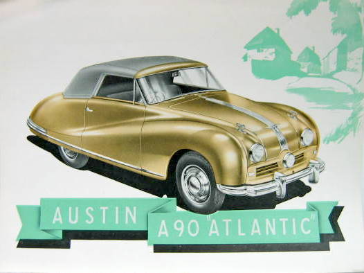 Couverture de AUSTIN A90 ATLANTIQUE N°529EXP4 CATALOGUE EN ANGLAIS