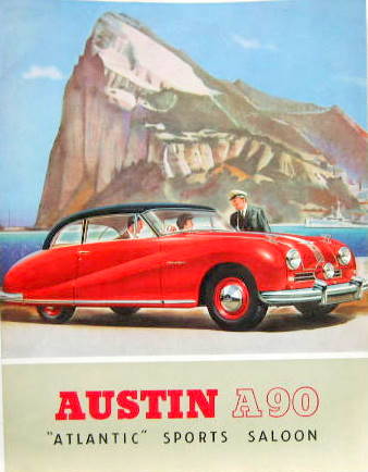 Couverture de AUSTIN A90 ATLANTIQUE SPORTS SALOON N°773EXP1 CATALOGUE EN ANGLAIS