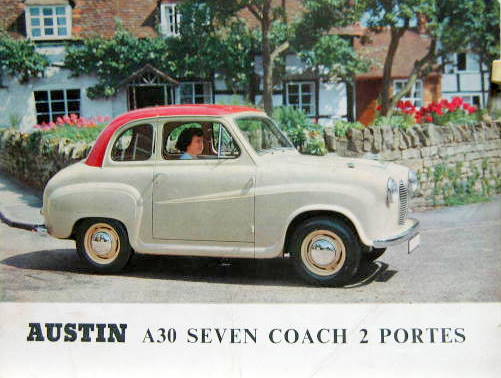 Couverture de AUSTIN A30 SEVEN COACH 2 PORTES N°1043F1 CATALOGUE