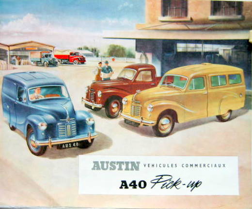 Couverture de AUSTIN A40 PICK UP N°864F CATALOGUE