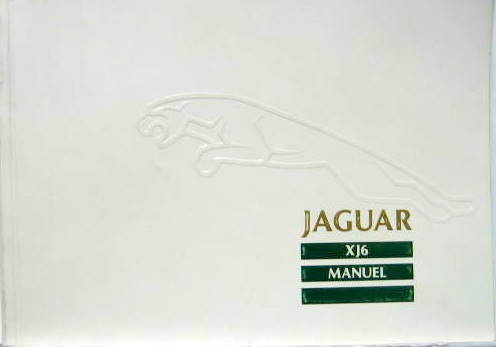 Couverture de 2000 JAGUAR XJ 6  LIVRET D'ENTRETIEN EN FRANCAIS