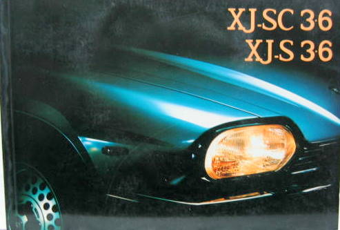Couverture de 1984 JAGUAR XJ SC ET XJS 3,6  LIVRET D'ENTRETIEN EN FRANCAIS