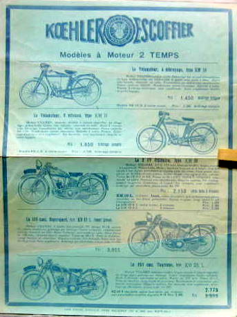 Couverture de 1934 KOEHLER ESCOFFIER GAMME