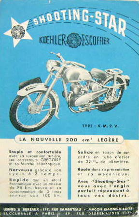 Couverture de 1952 KOEHLER ESCOFFIER KM2V-KS6V-KS3GD