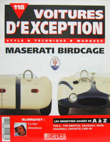 Couverture de MASERATI BIDCAGE VOITURES D'EXEPTION