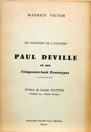 Couverture de PAUL DEVILLE ET SES CINQUANTE HUIT PROTOTYPES LUCIOLE PHALENE CRICRI EDITION NUMEROTEE