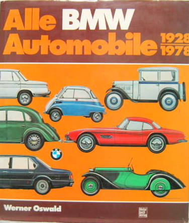 Couverture de ALLE BMW AUTOMOBILE 1928-1978 EN ALLEMAND