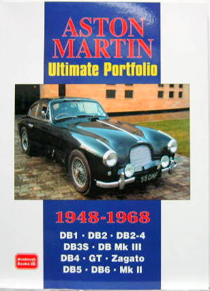 Couverture de ASTON MARTIN ULTIMATE PORTFOLIO 1948-1968 EN ANGLAIS