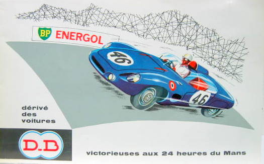 Couverture de DB COURSE ET CABRIOLET LE MANS CATALOGUE ENVIRON 1960