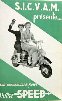 Couverture de SPEED SCOOTER ACCESSOIRES ET TARIF  MORS SICVAM CATALOGUE