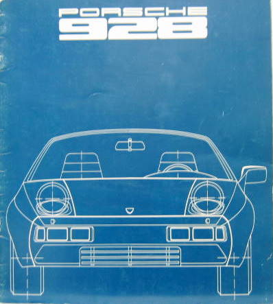 Couverture de 1978 PORSCHE 928 CATALOGUE N°113830