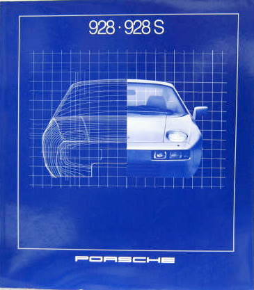 Couverture de 1980 PORSCHE 928 928 S CATALOGUE N°11030 AVEC SA FICHE TECHNIQUE