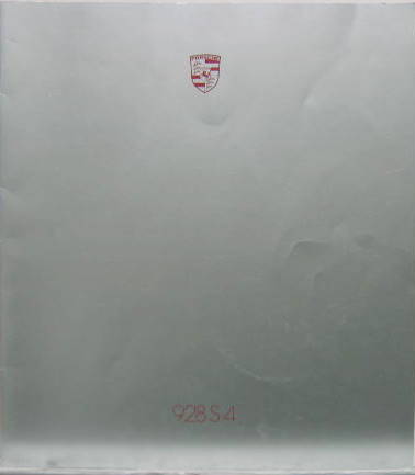 Couverture de 1986-7 PORSCHE 928 S4 CATALOGUE N°1103430