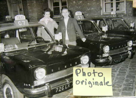 Couverture de 1961 TAXIS SIMCA 1000 DE LA G7 PHOTO DE PRESSE