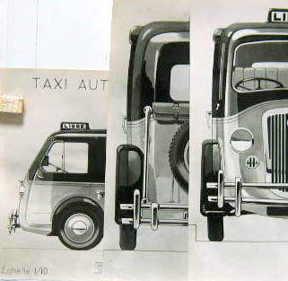Couverture de 1943-8 TAXIS PROTOTYPE DE PIERRE SCHWOB
DOSSIER AVEC PHOTOS PLANS CARACTERISTIQUES