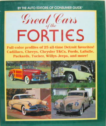 Couverture de 1940 GREAT CARS OF THE FORTIES EN ANGLAIS