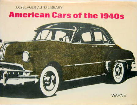 Couverture de 1930 1940 1950 AMERICAN CARS DE WARNE 3 VOLUMES EN ANGLAIS