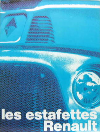 Couverture de 1972 RENAULT ESTAFETTE CATALOGUE REF M789