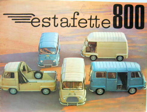 Couverture de RENAULT ESTAFETTE 800 A MOTEUR SIERRA 1100 CM3 CATALOGUE REF 437000303