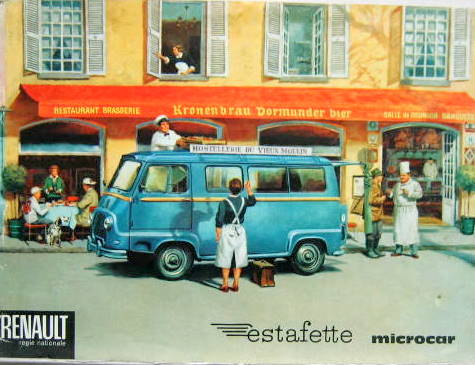 Couverture de RENAULT ESTAFETTE MICROCAR CATALOGUE REF 436430403