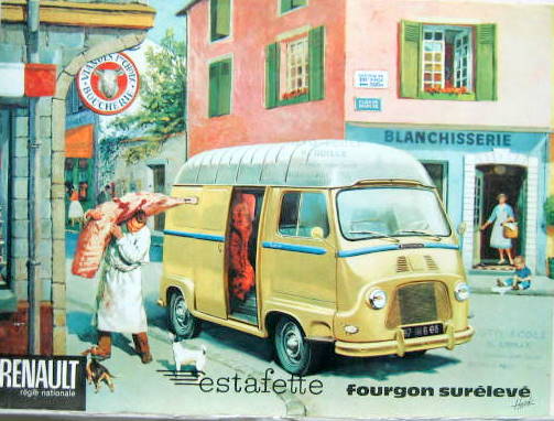 Couverture de RENAULT ESTAFETTE SURELEVE CATALOGUE REF 436420403