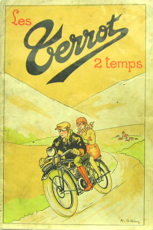 Couverture de 1928 TERROT 2 TEMPS  2 CV 175 CC ET 3 CV 250 CC LIVRET D'ENTRETIEN