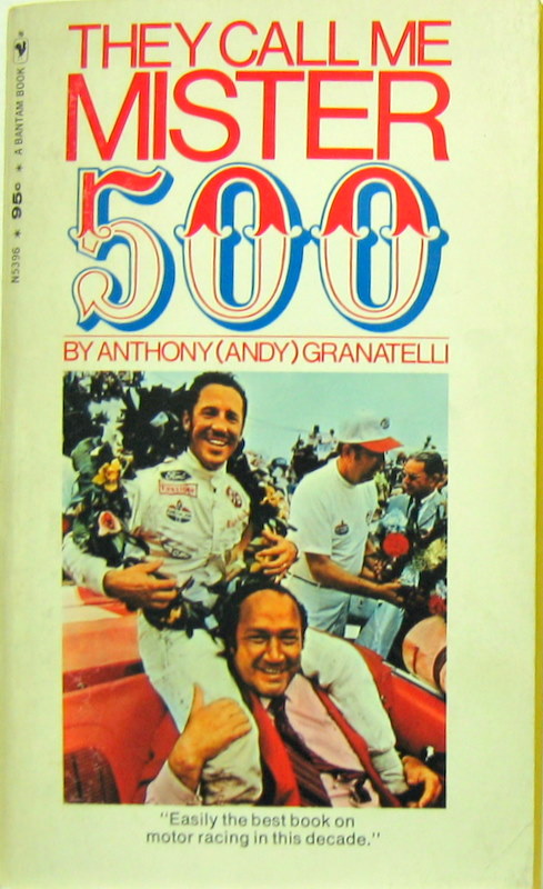Couverture de INDIANAPOLIS THEY CALL ME MISTER 500 EN ANGLAIS