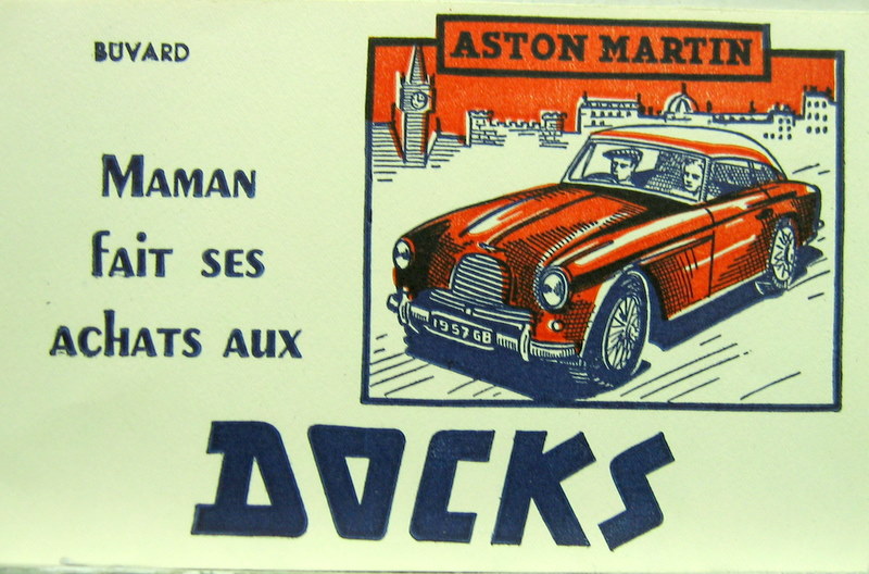 Couverture de ASTON MARTIN BUVARD DOCK 1957