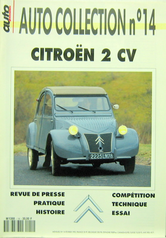 Couverture de CITROEN 2 CV AUTO COLLECTION N°14