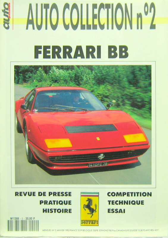 Couverture de FERRARI BB AUTO COLLECTION N°2