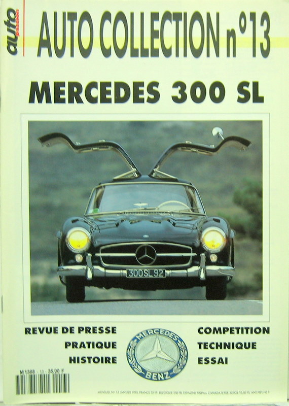 Couverture de MERCEDES 300 SL AUTO COLLECTION N°13