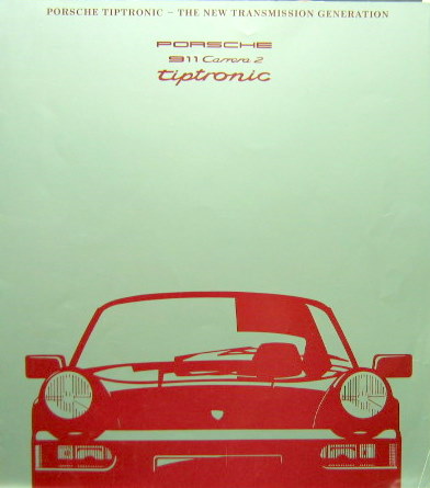 Couverture de 1990-2 PORSCHE 911 CARRERA 2 EXPLICATION DU TIPTRONIC CATALOGUE EN ANGLAIS