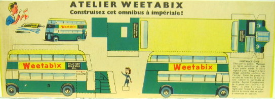 Couverture de ATELIER WEETABIX DECOUPAGE OMNIBUS A IMPERIALE