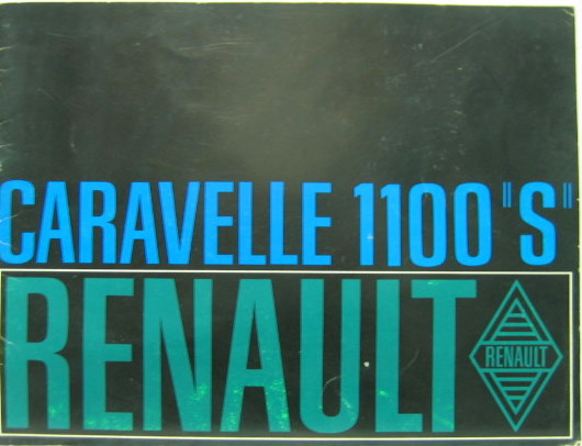 Couverture de RENAULT CARAVELLE 1100 S CATALOGUE N° 461730304