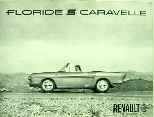 Couverture de RENAULT FLORIDE S ET CARAVELLE CATALOGUE N° 459420403