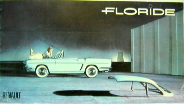 Couverture de RENAULT FLORIDE CATALOGUE N° 458160403