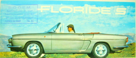 Couverture de RENAULT FLORIDE S CATALOGUE N° 459480303