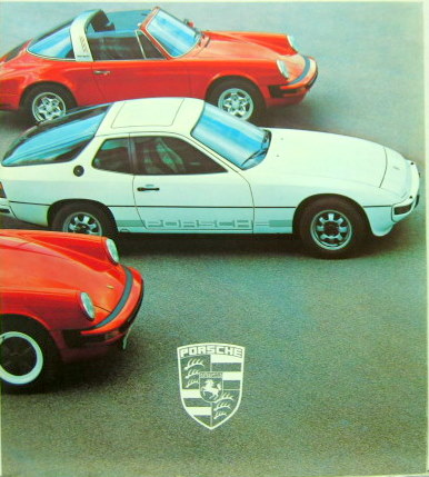 Couverture de 1978 PORSCHE GAMME DEPLIANT EN ANGLAIS