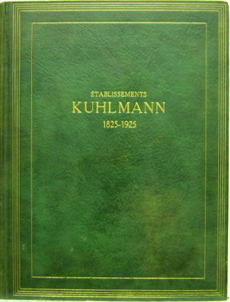 Couverture de ETABLISSEMENTS KUHLMANN 1825-1925