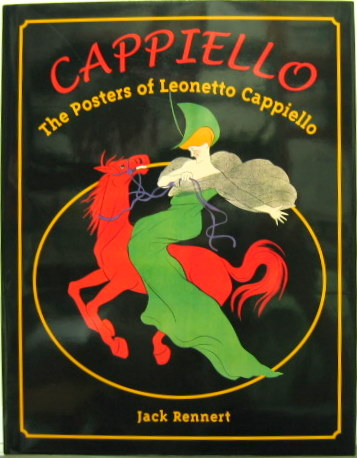 Couverture de THE POSTERS OF LEONETTO CAPPIELLO DE JACK RENNERT EN ANGLAIS