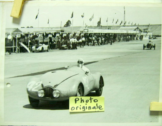 Couverture de 1949 SIMCA GORDINI N°42 AU BOL D'OR A MONTLERY PHOTO DE PRESSE ORIGINALE