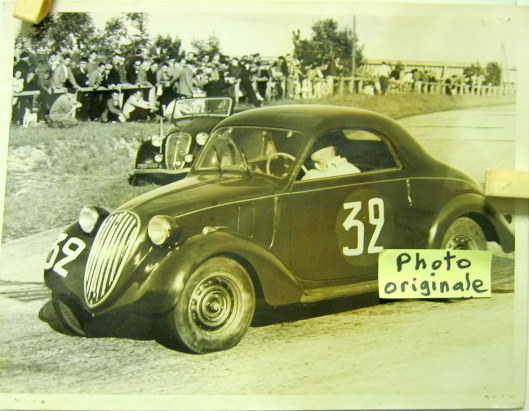 Couverture de 1949 SIMCA GORDINI COUPE N°32 AU BOL D'OR PHOTO DE PRESSE ORIGINALE